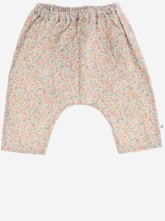BONPOINT Floral Cotton Trousers - Pink