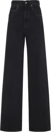 Saint Laurent Dames, Jeans, Zwart, Maat: W28 Katoen
