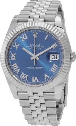 Rolex Oyster Perpetual Datejust Automatic Blue Dial Mens Watch 126334 BLRJ