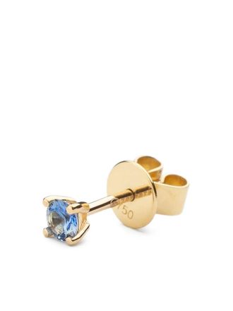 WHITEbIRD 18K yellow gold Solitaire sapphire earring - Oro
