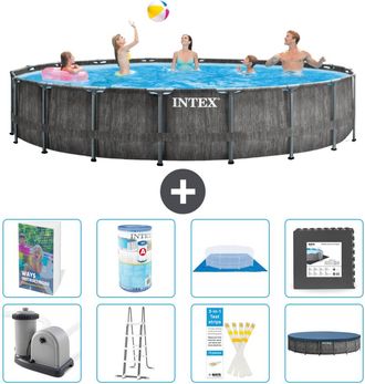 Intex Piscina Prism Frame Redonda - 549x122 Cm - 9-piezas S563