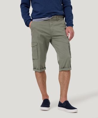 Pioneer Authentic Jeans Cargobermudas Carlo, Herren, Gr. 33, N-Gr, gr&uuml;n (deep lichen gr&uuml;n), Twill, Obermaterial: 98% Baumwolle, 2% Elasthan, PIONEER AUTHENTIC JEANS, Hosen Ca