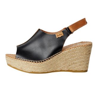 Toni Pons Lugano Espadrille Wedge Negre/Black LUGANO-P Womens