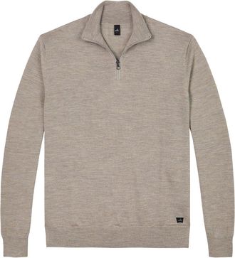 Wahts Mens Knitwear Light Taupe Melange / S