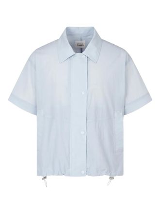 STUDIO TOMBOY drawstring-hem layered-sleeve jacket - Blue