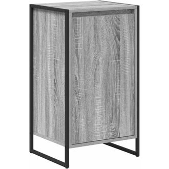 vidaXL Vitrina Gris Sonoma 43 X 36 X 75,5 Cm Madera Contrachapada Vidaxl