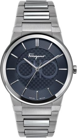 Ferragamo Sapphire Chrono Silicone Watch