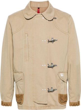 Fay 4 Ganci cotton jacket - men - Cotton - M - Neutrals