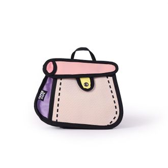 Generic Paperdope SliceTote - 2D Cartoon Tote Bag Kawaii Comic Style Handbag | Unique Quirky 2D Art Shoulder Bag for Women & Teen Girls, Cartoon bag tote 2d a