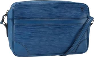 Louis Vuitton Pre-owned Cross Body Bags, female, Blue, Size: ONE SIZE Pre-owned Trocadero 27 Shoulder Bag