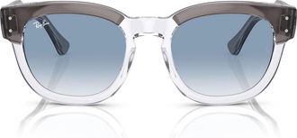 Ray-Ban Sunglasses Rb0298 S 13553 F Mega Hawkeye Gray/Blue Unisex
