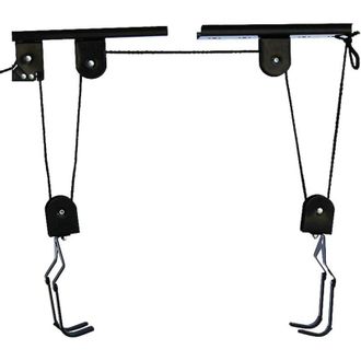 OEM Elevador De Bicicletas De Techo - Capacidad De 20 Kg - Ganchos De Goma - Mecanismo De Bloqueo - Altura M&aacute;xima 4 M - Crezuo