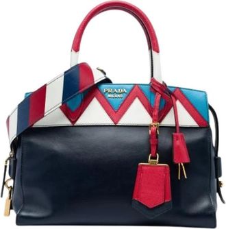 Prada Pre-owned Esplanade Satchel - Dames - Vintage Handtas - Veelkleurig - ONE Size - Leer - Vintage