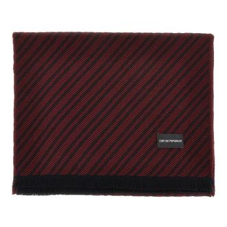 Emporio Armani Jacquard wool scarf Man One Size