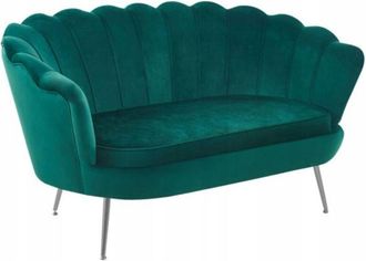 OEM Sof&aacute; Verde De 2 Plazas Para Sal&oacute;n, Tapizado En Terciopelo Furnitex