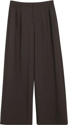 Comma Wide Broeken - Dames - Broeken - Bruin - Maat: 2XL Viscose