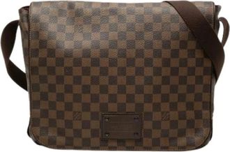 Louis Vuitton Pre-owned Brooklyn GM Crossbody Bag - Dames - Vintage Schoudertas - Bruin - ONE Size - Vintage