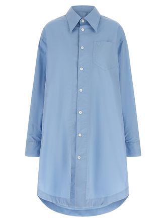 Ami Cotton Midi Womens Dress