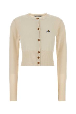 Vivienne Westwood Ivory Cotton Bea Cardigan