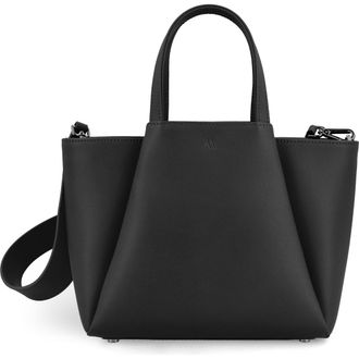 Kaai Mini Pyramid Leather Crossbody Bag in Black at Nordstrom