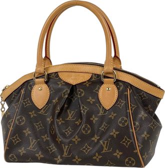 Louis Vuitton Brown Monogram Handbag Tote Bag (Pre-Owned)