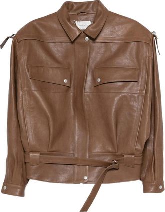 Magda Butrym Button Belted Jacket