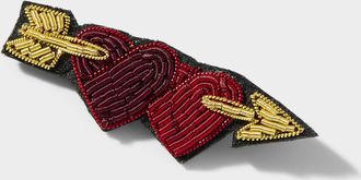 Le 31 Mens Figurative embroidered brooch