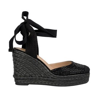 Alma En Pena Wedge rhinestones toe