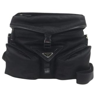 Prada Borsa a spalla vintage in nylon Pre-owned - - Pre-owned - Uomo - Nero - ONE SIZE