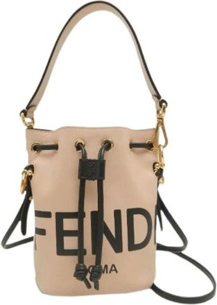 Fendi Bolso de hombro tipo bombonera vintage Pre-owned - Pre-owned - Mujer - Beige - ONE SIZE