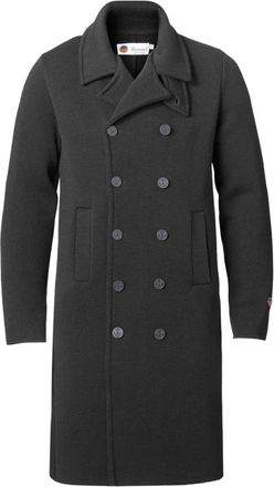 Busnel Jean Coat - Heren - Mantel - Zwart - L - Wol - Jassen