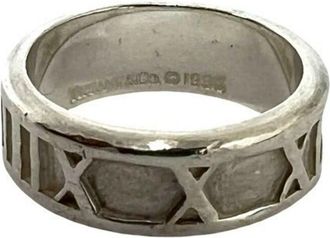 Tiffany & Co. Silver Silver 925 Band Ring (Pre-Owned)