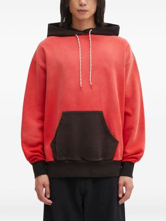 Aries Felpa con cappuccio e logo - Rosso