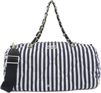 Chanel Pre-owned Nylon chanel-bags - Dames - Vintage Handtas - Veelkleurig - ONE Size - Nylon - Vintage