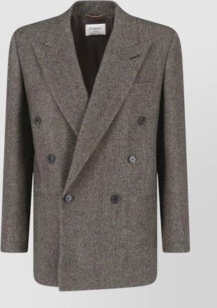 Saint Laurent double breasted coat