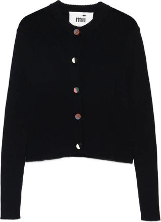 Mii Cardigan con bottoni - Blu