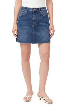 Kensie The High Waist Denim Miniskirt in Lesina at Nordstrom Rack, Size 10