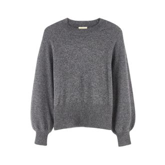 Bellerose Round-neck Truien - Dames - Ronde hals truien - Grijs - M - Truien & Vesten