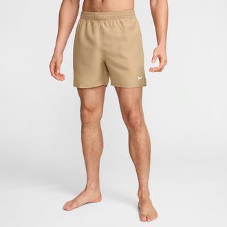 Nike Mens Swim Breaker Essential 5 Brief-Lined Volley Short in Brown | NESSF560-241