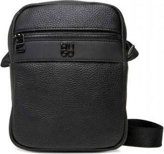 HUGO BOSS Heren, Tassen, Zwart, Maat: ONE Size Leer