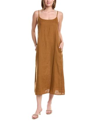 Eileen Fisher Flare Linen Cami Dress