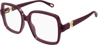 Chlo&eacute; Glasses - Dames - Brillen - Rood - 54 MM - Accessoires