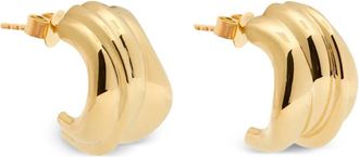 Completedworks round-shape hoop earrings - Goud