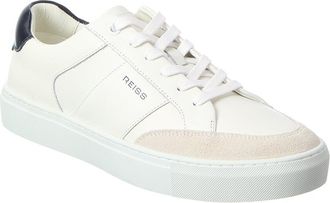 Reiss Ashton Calf Leather & Polyester Shoe