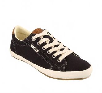 Taos Womens Star Burst Sneaker In Black/ Tan