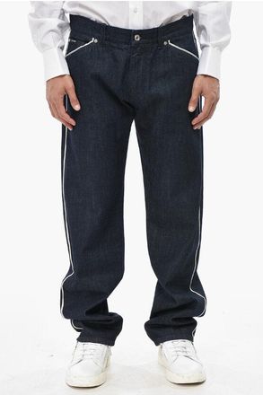 Dolce & Gabbana Straight-Leg Jeans With Contrast Details 21cm size 50