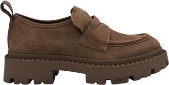 Ash Genial Moccasin - Dames - Loafers - Bruin - 39 EU - Leer - Schoenen