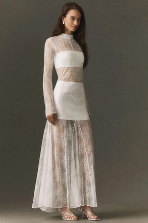 Shona Joy Labyrinth Lace Maxi Dress