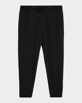 Brunello Cucinelli Men & apos;s Pintuck-Pleated Drawstring Sweatpants