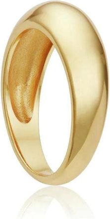 Lily & Roo Gold Plain Dome Ring